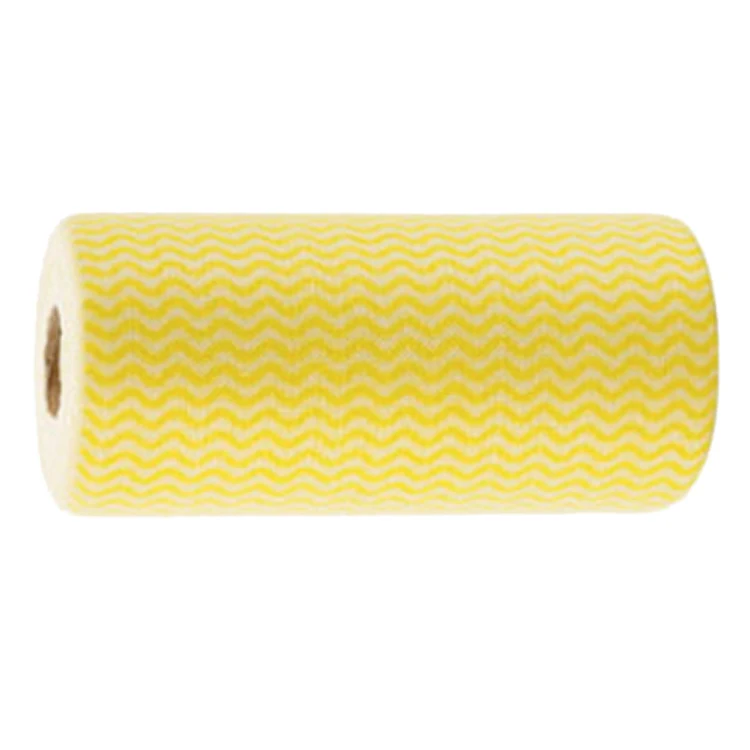 22 mesh wavyline spunlace absorbent nonwoven cleaner wipes for household cleaning