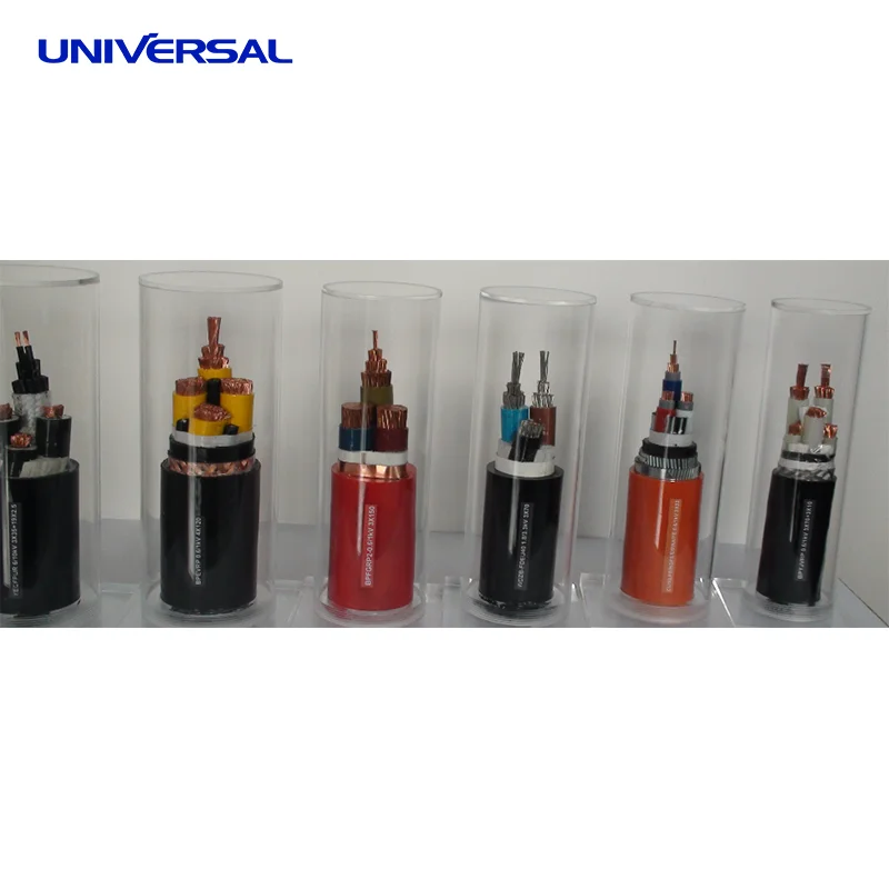 Medium voltage motor power supply cables 3 , 6 / 6 kV and 6 / 10 kV Flat VFD tinned copper wire braided cable