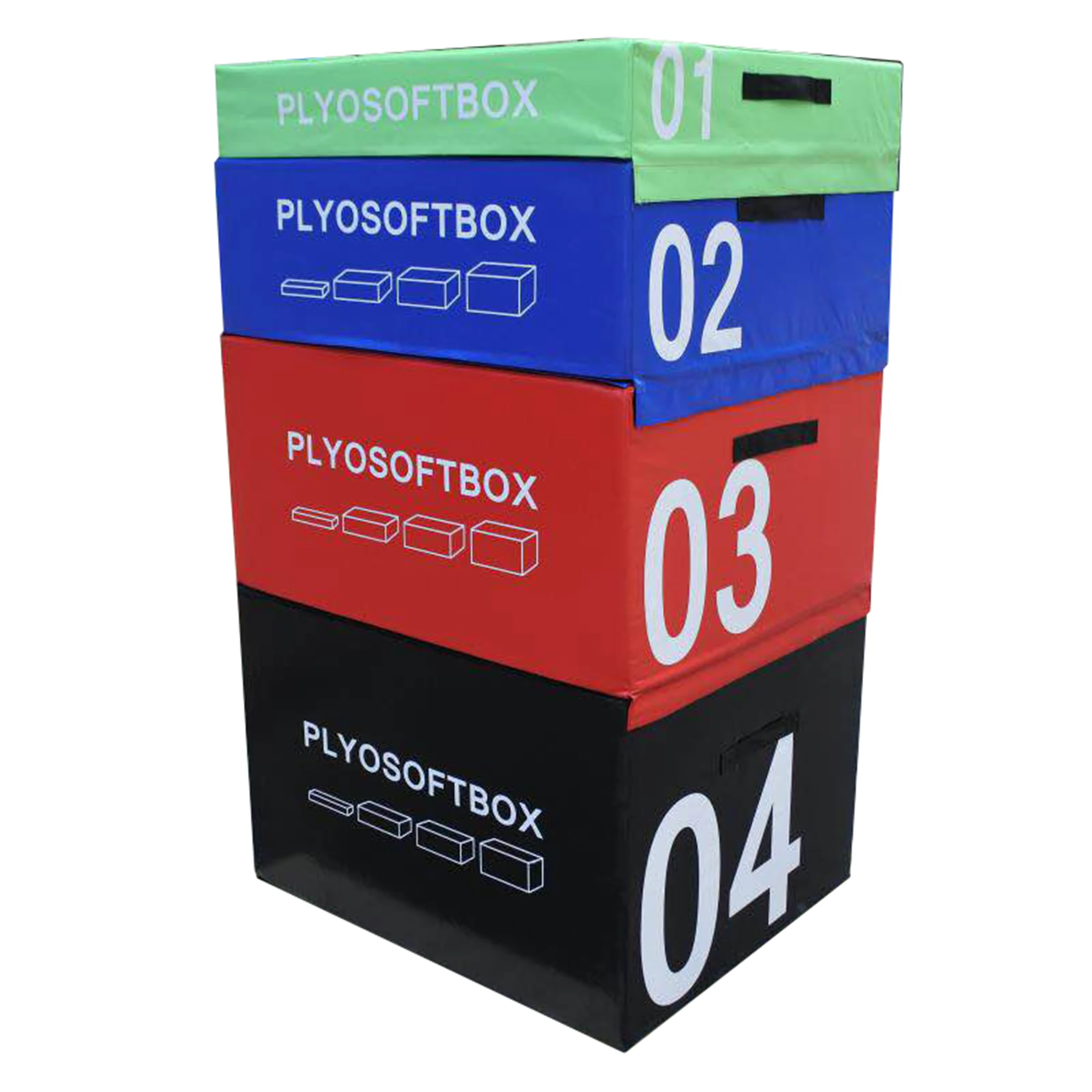 Colorful Multifunctional foam plyo box exercise plyometric jump boxes for jump training