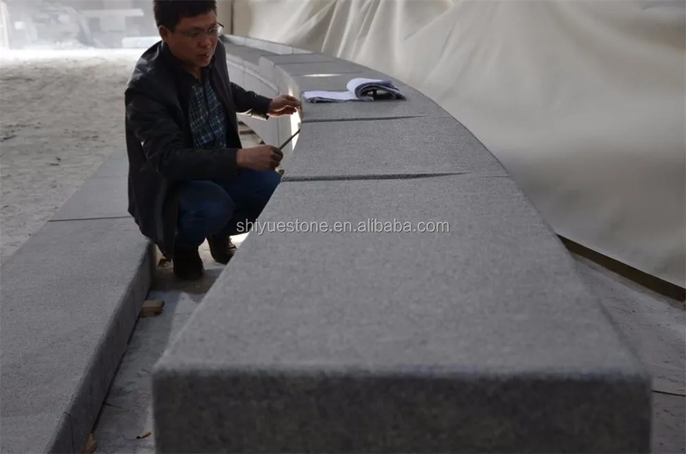 
Chinese G654 Flamed Granite Kerbstones For Park/Garden Decoration 