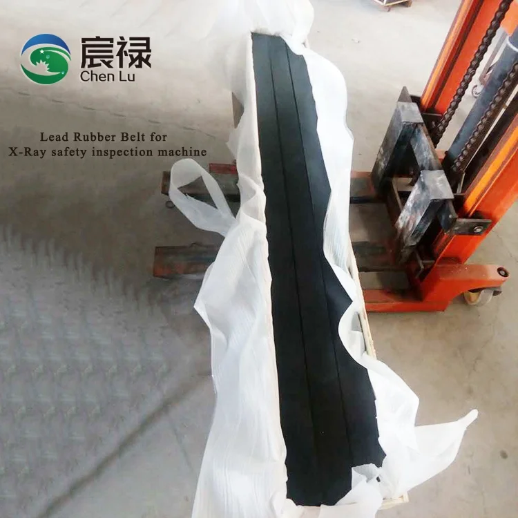 lead rubber belt for X Ray Baggage Scanner Airport X-Ray safety inspection machine