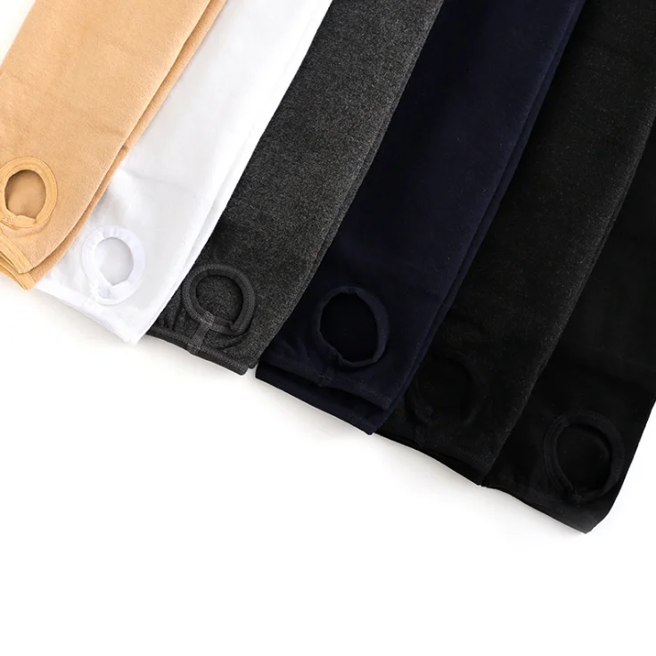 Wholesale hot sale pure color thicken warm stirrup girl leggings