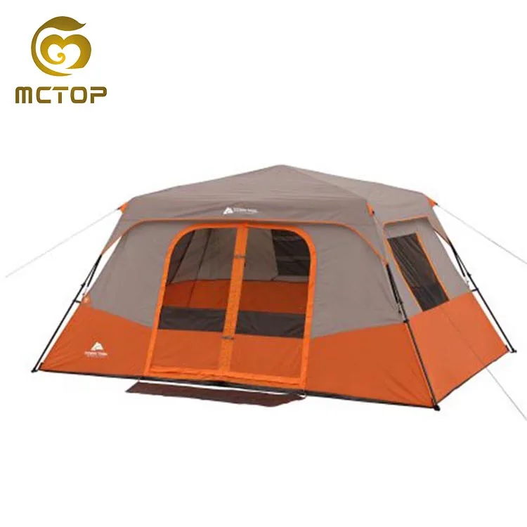 China supplies new luxury folding family carpas waterproof portable large size 4-6 person and Customized outdoor camping tent