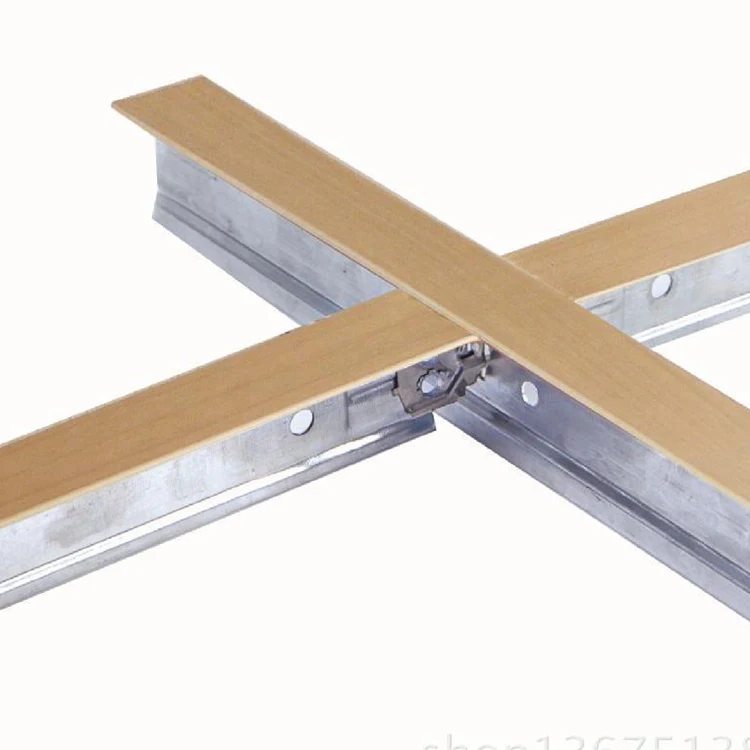 Ceiling system framing ceiling tgrid mesh decoration t-bars