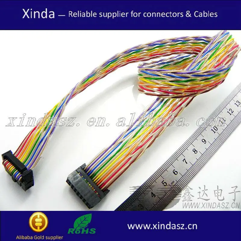 30 контактный lcdlvds кабель ЖК кабель спрятать OEM профессиональная фабрика ЖК-телевизор LVDS кабель