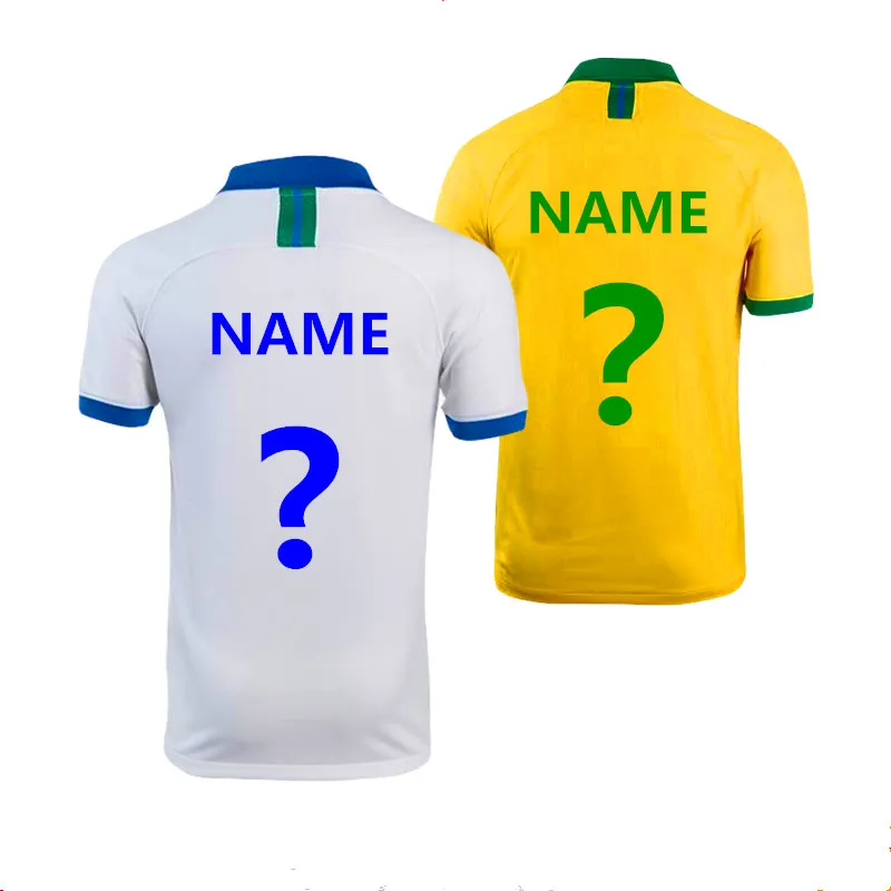 Player Version soccer jersey home away Neymar Silva Brasil football shirt 2021 America cup