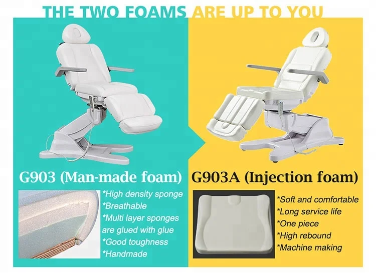 
spa chair pedicure electric massage table for massage 