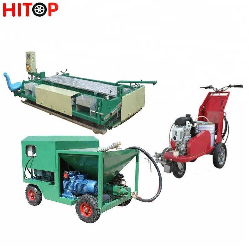 sport ground running track paver producing  machine