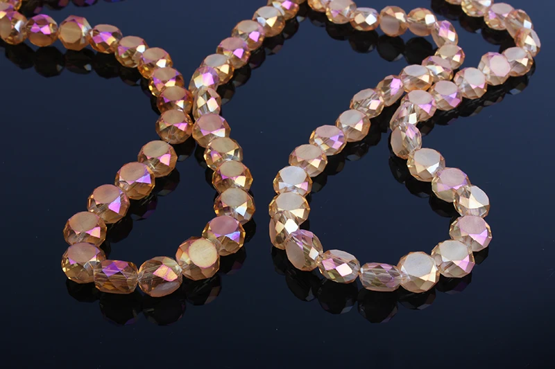 Assorted color DIY jewelry high-end rondelle crystal beads wholesale