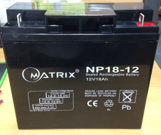 Sla Battery 12v18ah for aarm system and solar system