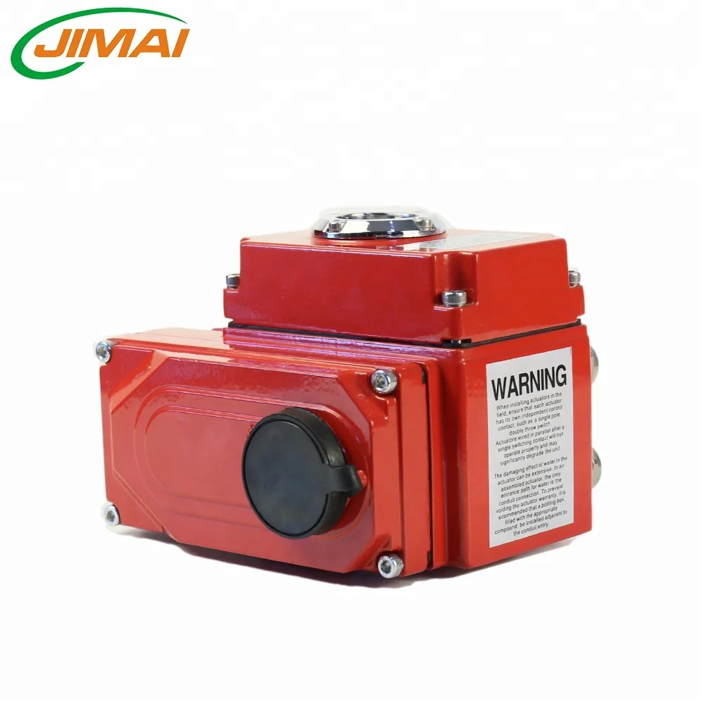 
Jimai factory JMO Motorized Butterfly Valve 24VDC/220V/380VAC electric actuator 