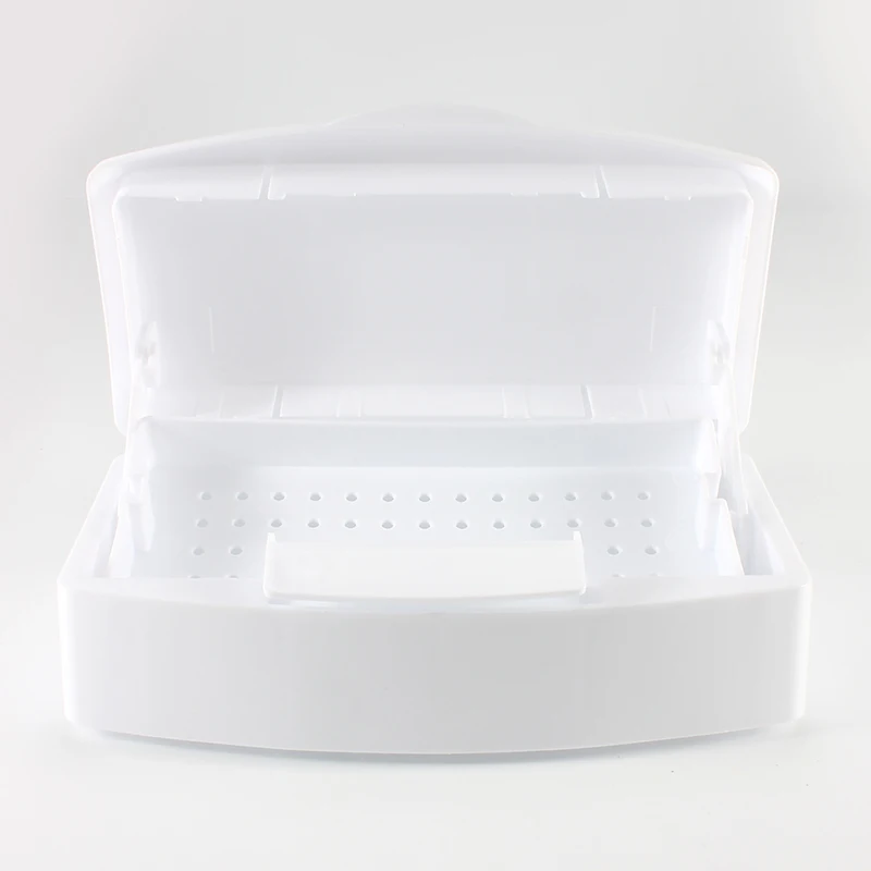 Пластиковая коробка для очистки дезинфекции педикюра маникюра дизайна ногтей