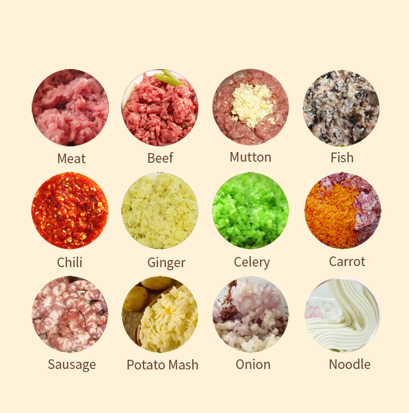  Электрическая машина для приготовления мяса измельчитель овощей 12