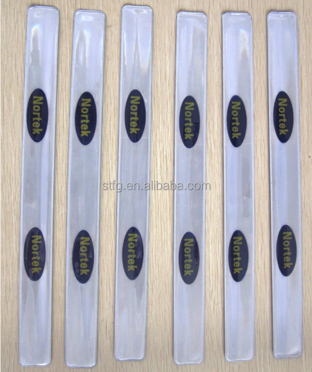 Adult Fluorescent Reflective Slap Arm Strap wrist Bands bracelet, Color may vary