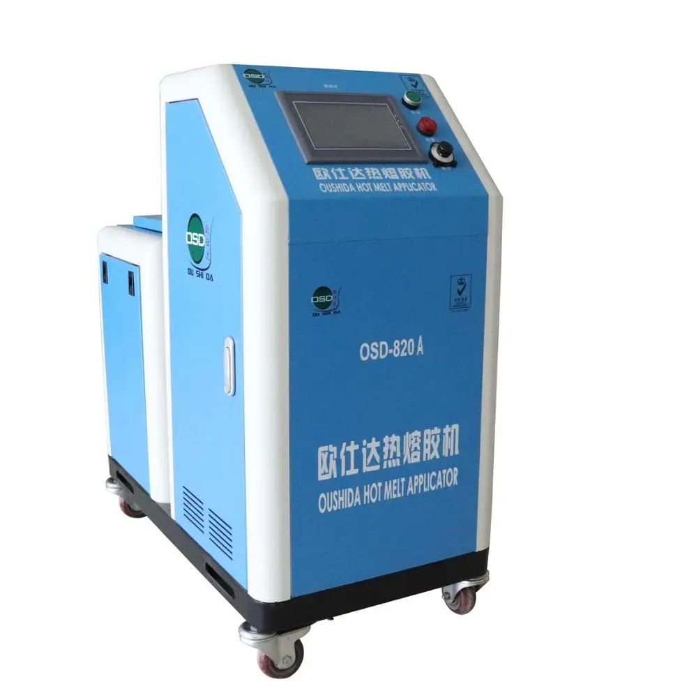 Big Capacity 60L Automatic Hot Melt Glue Applicator/Machine For Nonwoven Composite