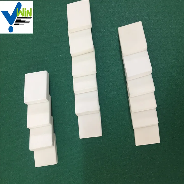 20*20*4mm 92%  white alumina mosaic prices hs code alumina lining ceramic lining alumina ceramic sheet with wear resistance