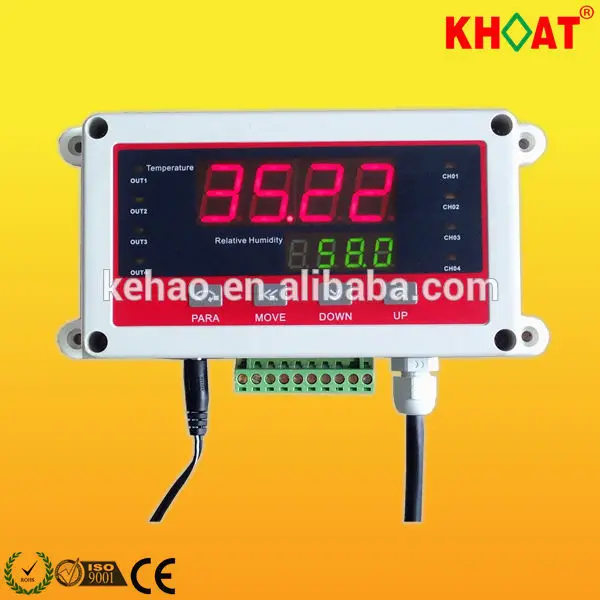 kh706d беспроводной настенного типа температуры и индикатор влажности