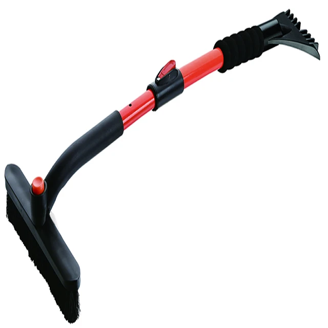 BEST Heavy duty 360 Degree Rotatable Snow Moover Extendable Car Ice scraper Snow Brush