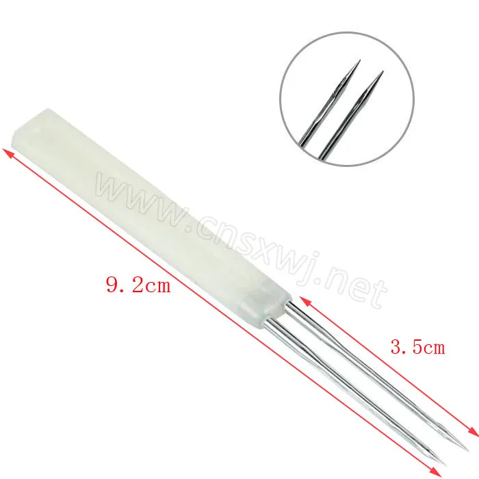 Poultry double needle plastic vaccination needles