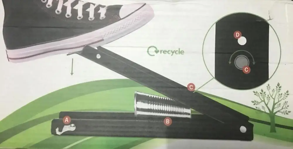 Тяжелых ног тип может дробилки не нужно установлены на стенах Recycle стопы Тип бутылки дробилка