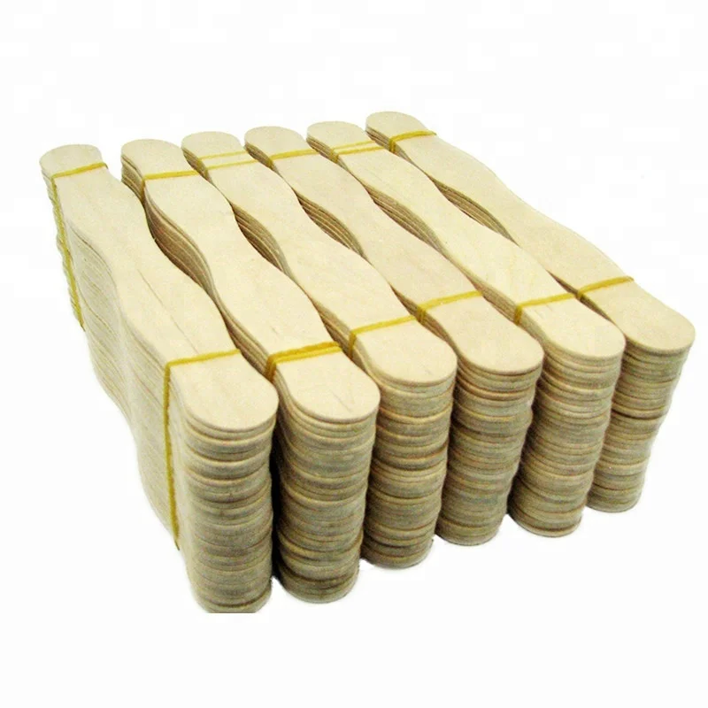 Box Packaging 8 Inch Wooden Fan Handle