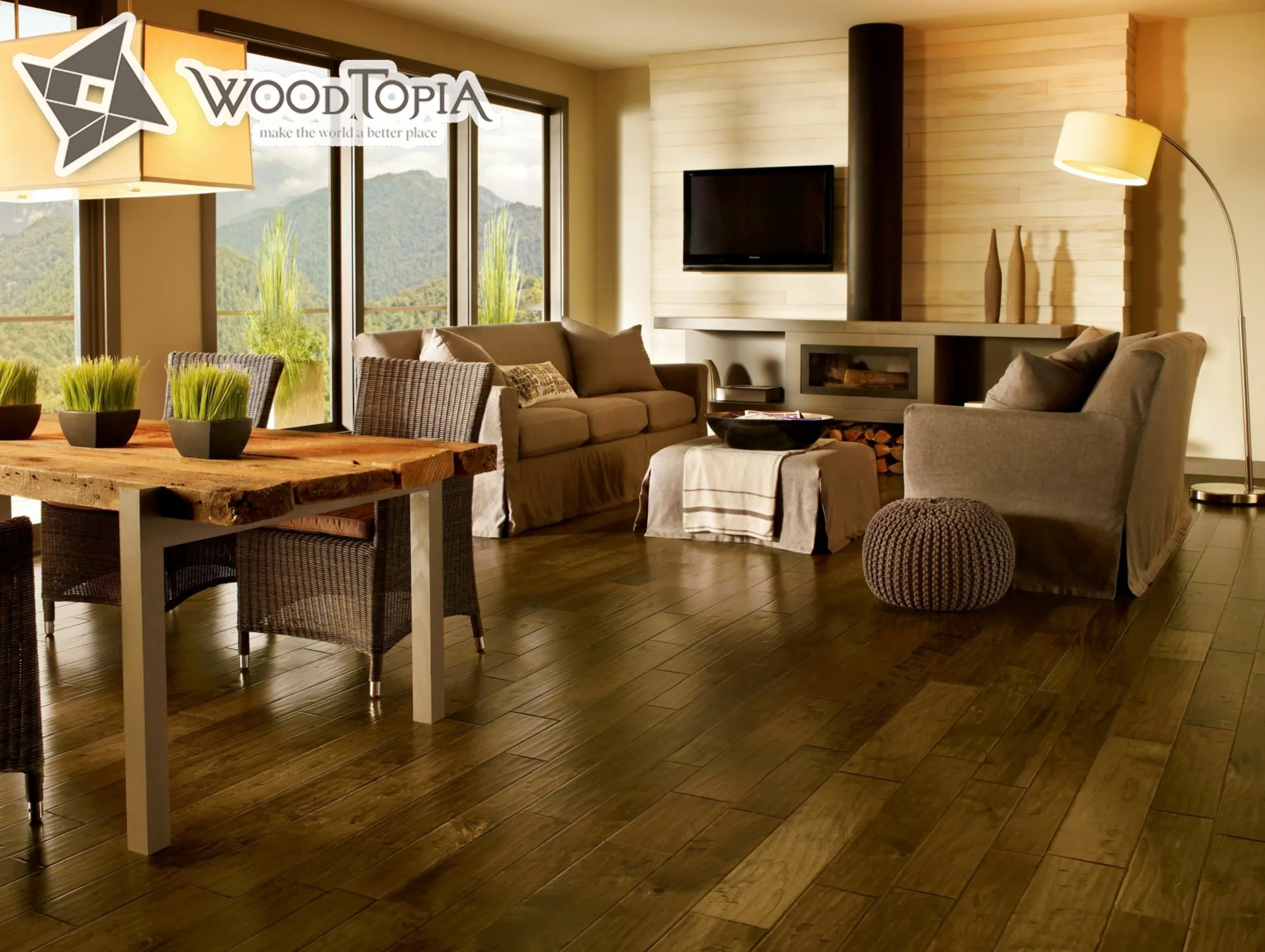 Best quality walnut engineered hardwood flooring for living room