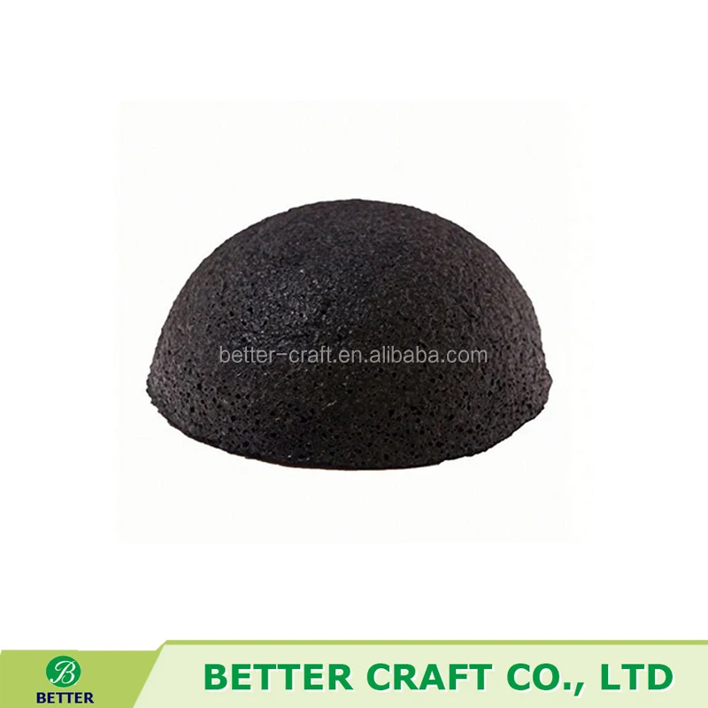 Оптовая продажа, 100% натуральный органический уголь, фирменная Коньячная губка для лица