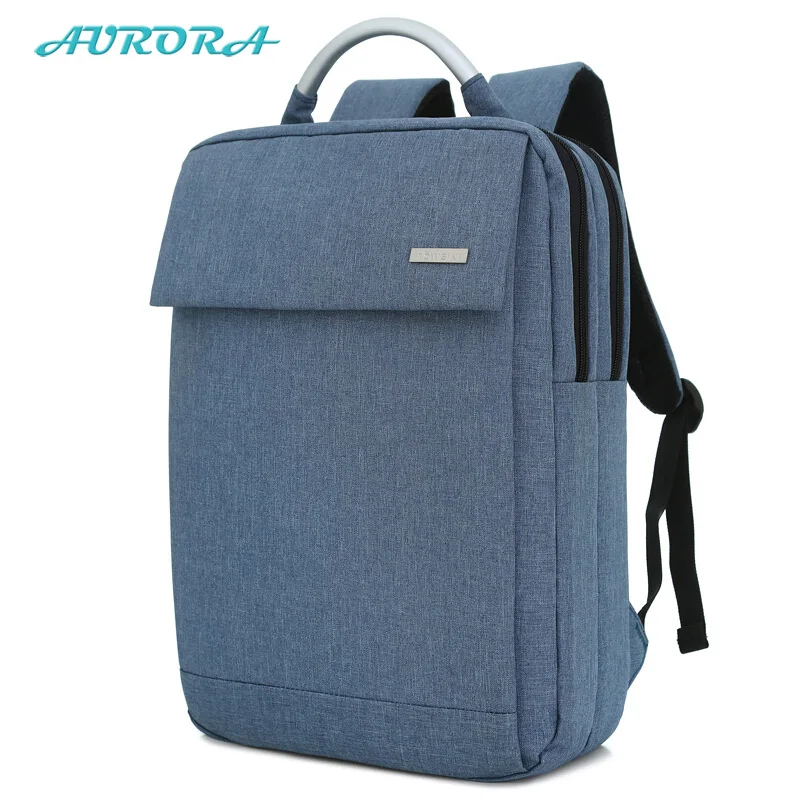
Aurora custom waterproof grey stylish thin ultra slim business laptop backpack 
