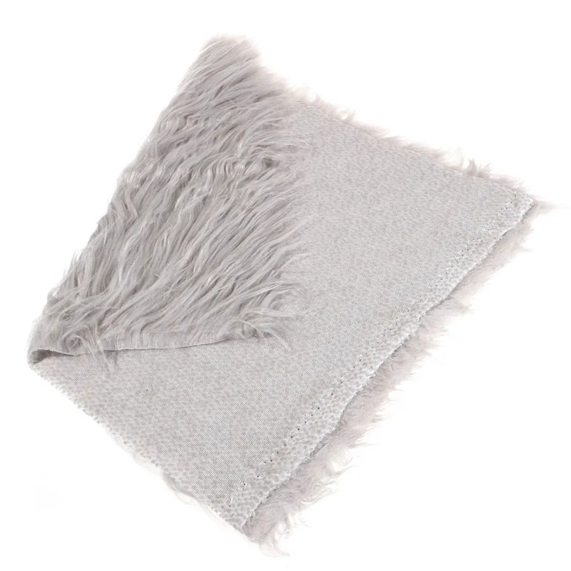 
Soft Fur Quilt DIY Newborn Baby Photography Wrap BAby Photo Props Favors 