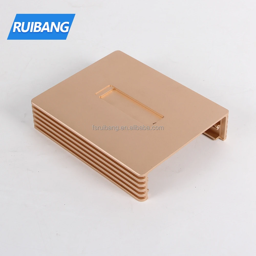 Anodized aluminum extrusion housing diy customized extruded aluminum housing
