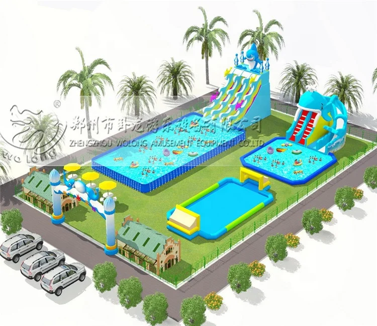 Надувная водная горка для озера, бассейн и лодки для детей, игрушки, игра