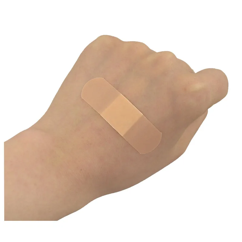 Wholesale promotional skin colored  pe waterproof adhesive woundplast band-aid