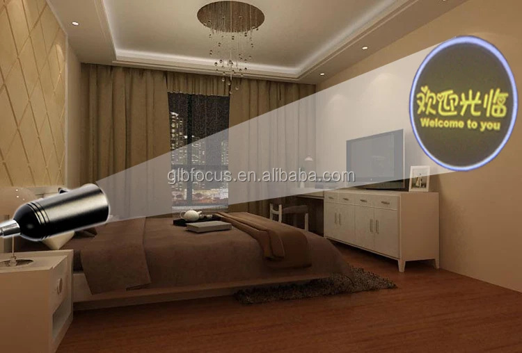 
Hotel Decoration LED Advertising Spotlight with Customized Logo Projector 