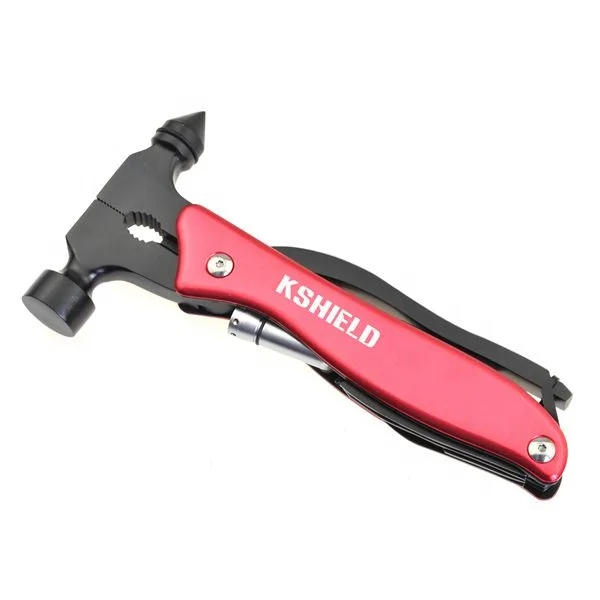 
New emergency Multi purposes functional tools Hammer with glass breaker Safety Hammer 