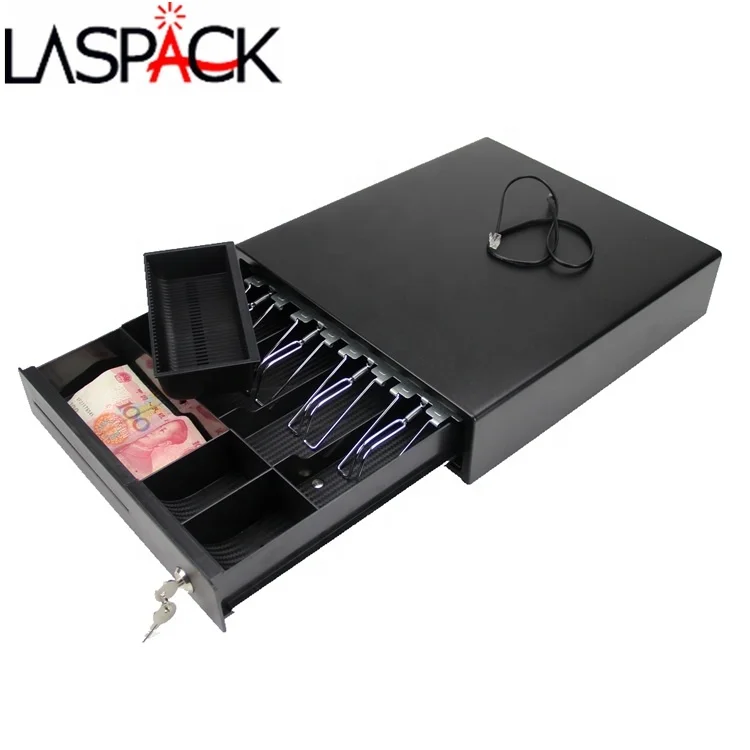 
Supermarket automatic portable cash register drawer box machine pos system rj11 