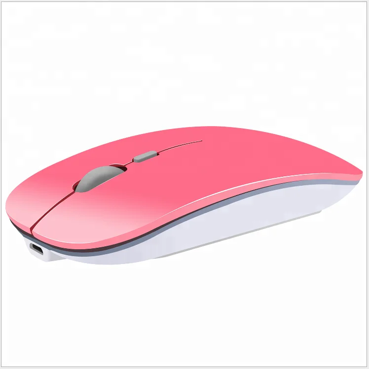 Bulk Ultra slim wireless optical chargeable mouse with charge cable