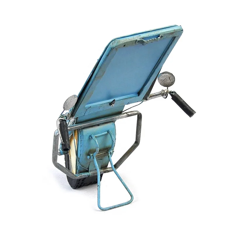 New Style High Quality Metal Mini Motorcycle Model Office Home Decoration Metal Photo Frame