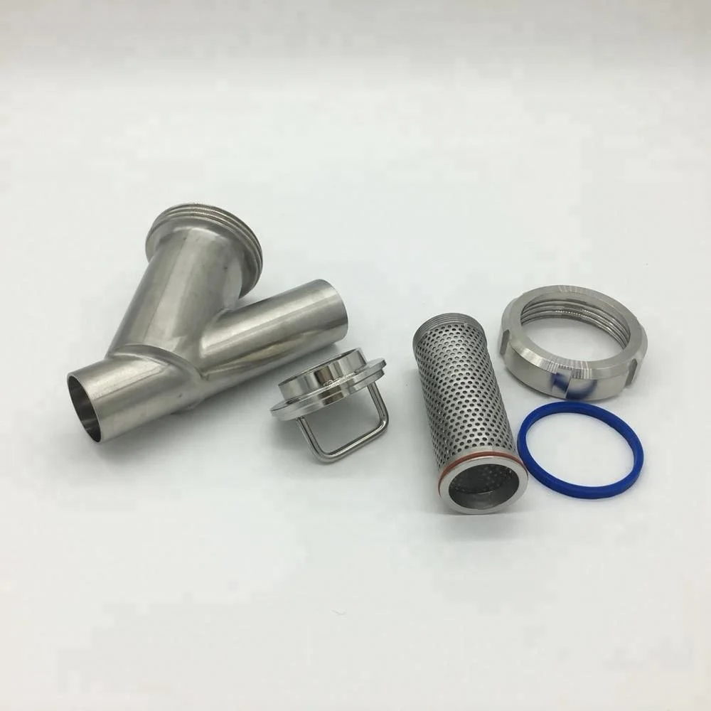 Sanitary Stainless Steel Welded/Clamped/Threaded Y Type Strainer