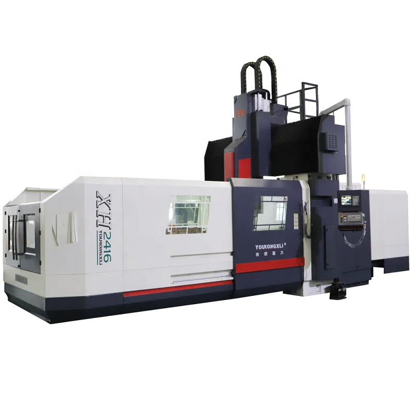 XH2519 Heavy Duty Siemens 828D CNC Gantry Type Milling Machining Center 3 Axis 4 Axis 5 Axis Metal Processing Tool