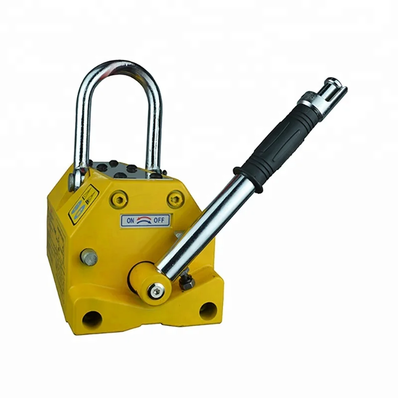 500kg 600KG 1ton 2 ton Lifting permanent magnet portable crane Hoist Steel Plate magnetic lifter