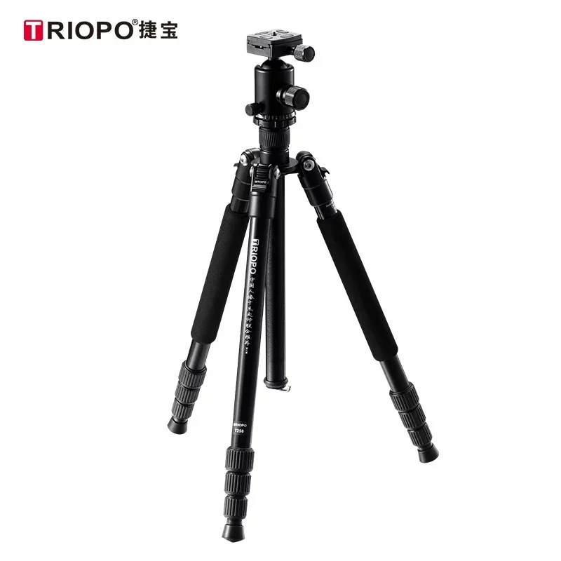 
TRIOPO New All-around Professional Film And Television SLR Tripod T258+D-2 Travel Portable God Artifact Camera Holder 