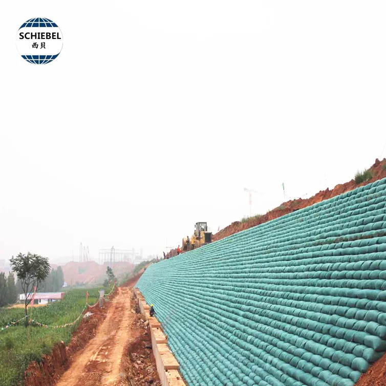 Производство прямых геоблоков для подпорных стен, сгиб, стабилизация эрозии, восстановление участка контроля эрозии