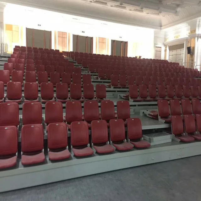 Sport portable telescopic grandstand retractable tribune seats
