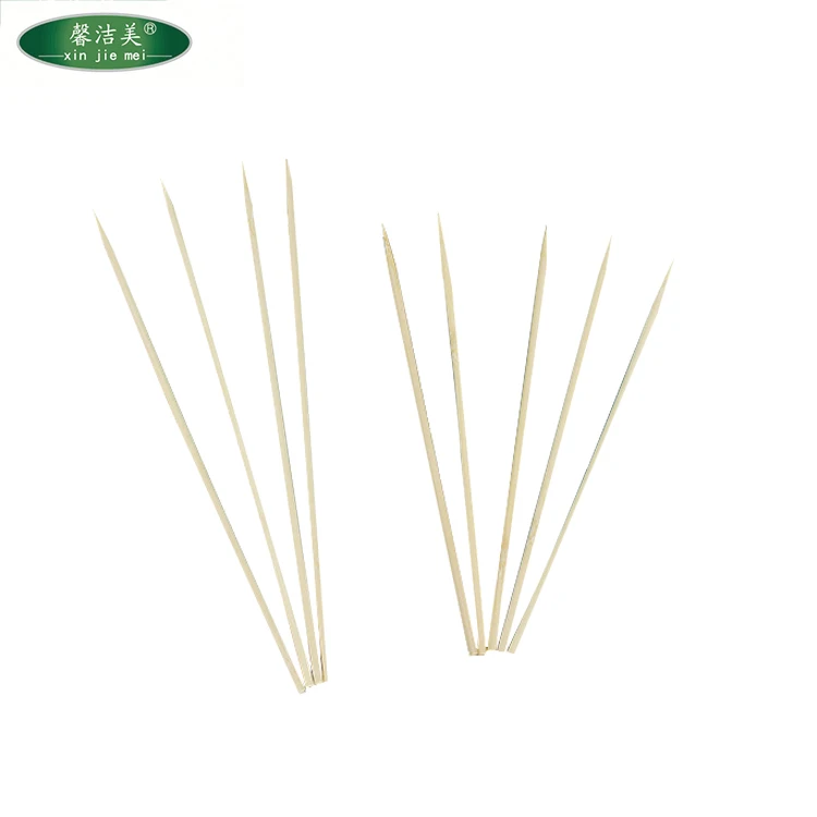 Custom flat round bamboo bbq skewer sticks massage kit for sale