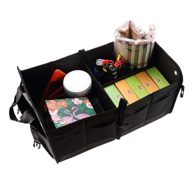 Non Slip Bottom Strips Multi-functional Organizer Car Trunk