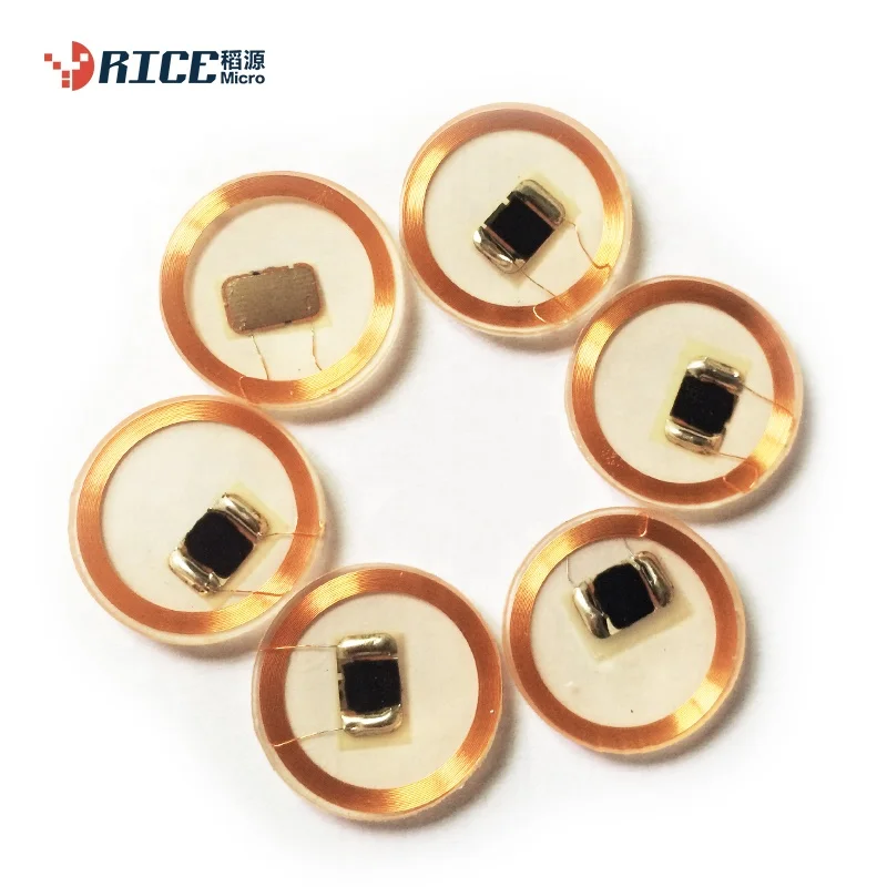 
Rice Micro10*10 rounded coil 125khz Chip RFID Inlay 