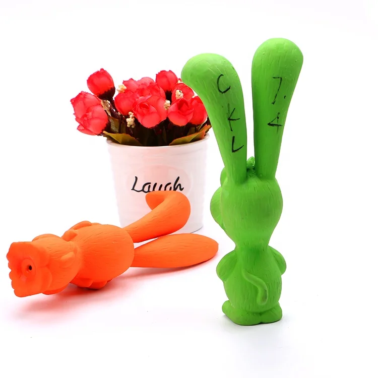 
2020 New Product Pet Toy Latex Rabbit Chew Dog Toy Interactive Pet Products 