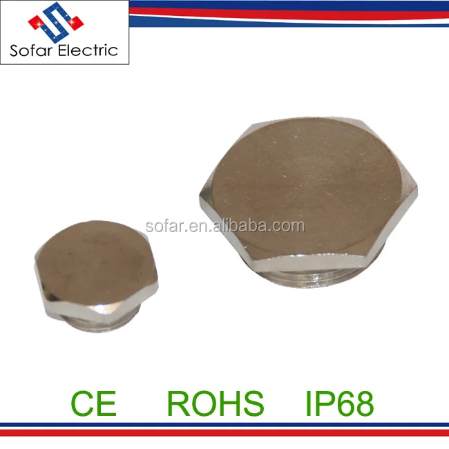 Watertight IP68 SS316 SS304 Stainless Steel Cable Gland M20