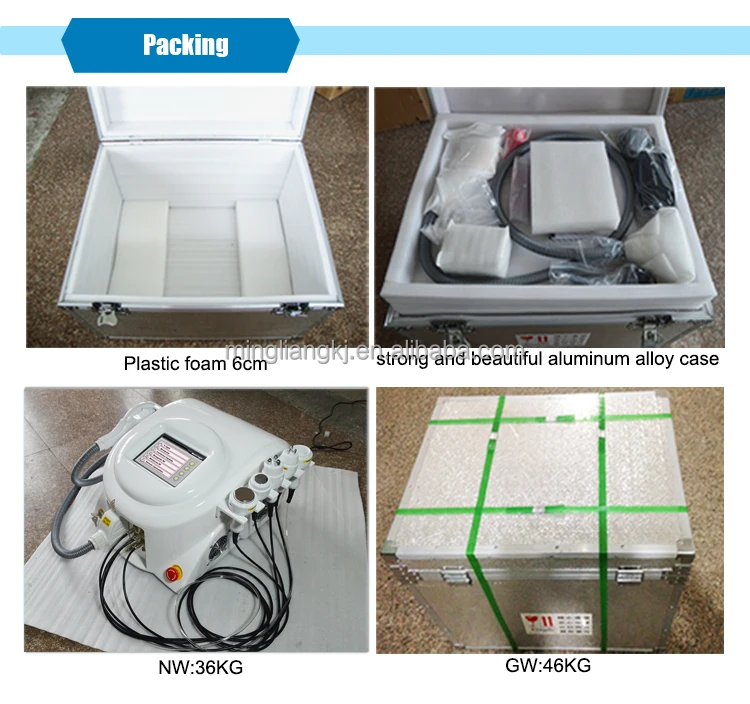 CE 6 in 1 elight ipl, rf cavitator hair removal slimming salon machine