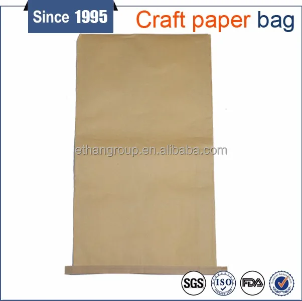 2024 1kg 2kg 5kg 10kg 9kg Charcoal Carbon Brown White Kraft Paper Laminated Pp Woven Bag for Feed,Powder,Frozen Fish,Chemical